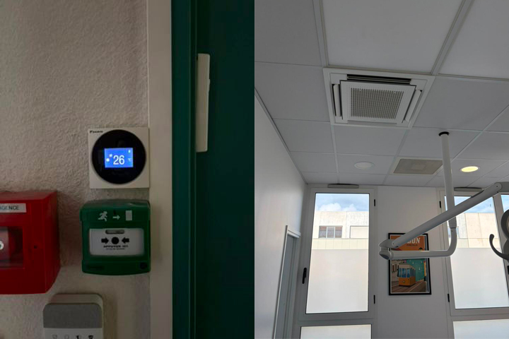 installation système VRV dans un centre médical